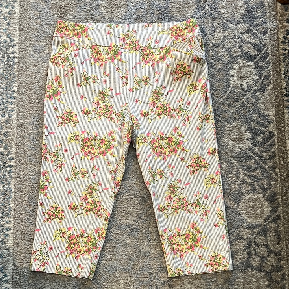 Chico's Perfect Stretch Floral Pants